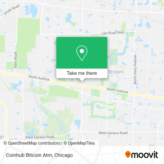 Coinhub Bitcoin Atm map