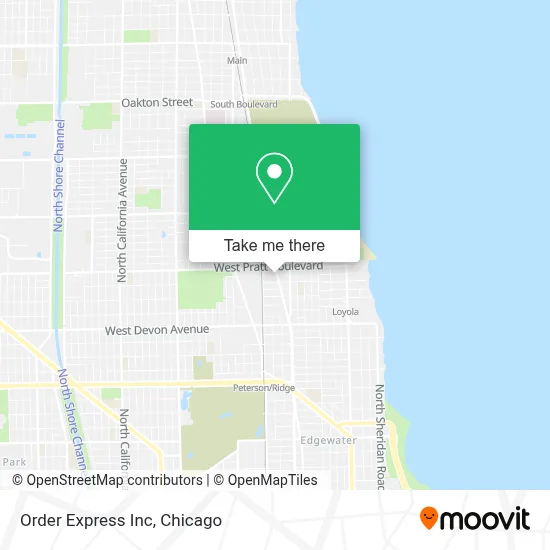 Order Express Inc map