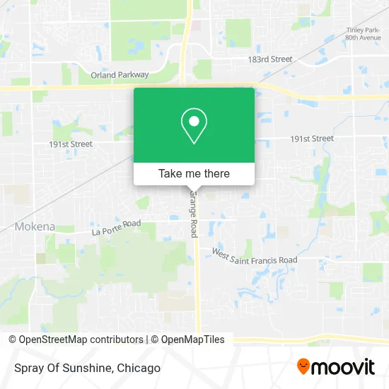 Spray Of Sunshine map