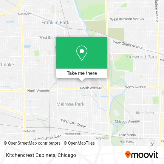 Kitchencrest Cabinets map