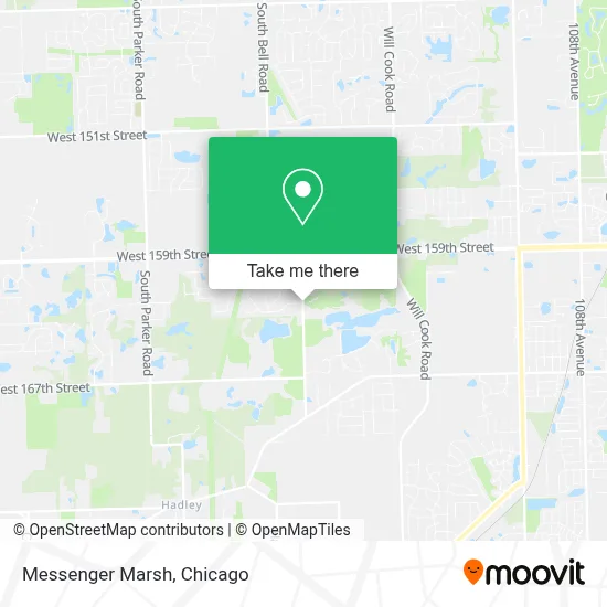 Messenger Marsh map