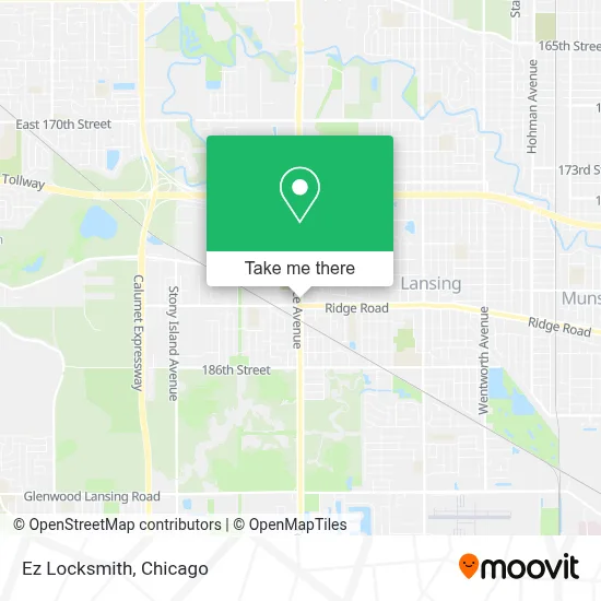 Ez Locksmith map