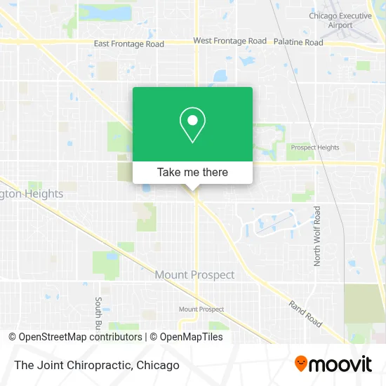 The Joint Chiropractic map