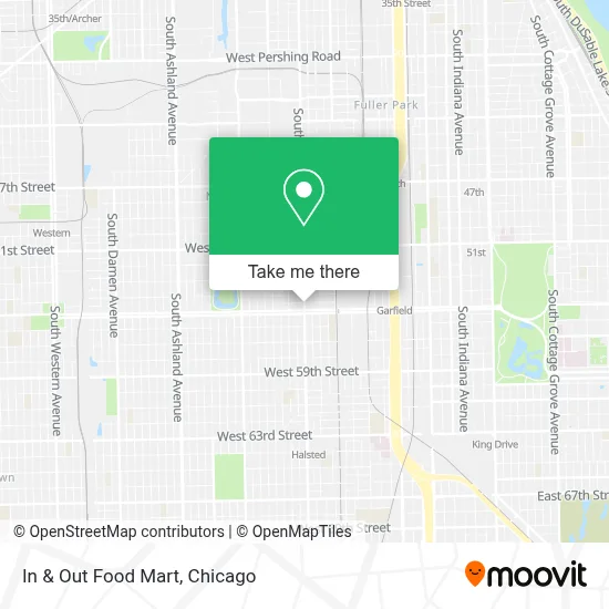 In & Out Food Mart map