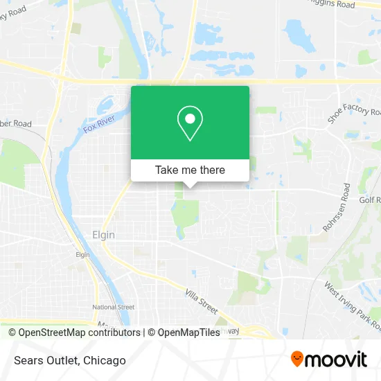Sears Outlet map