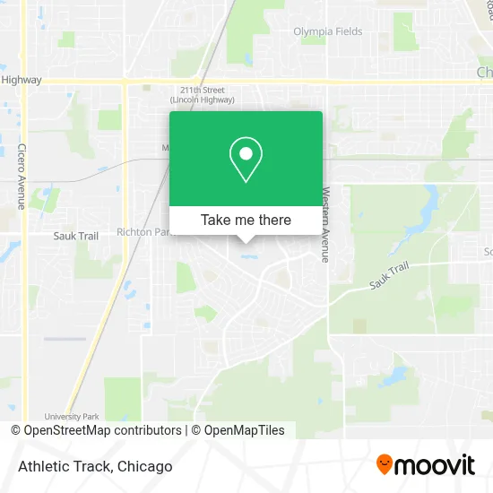 Athletic Track map