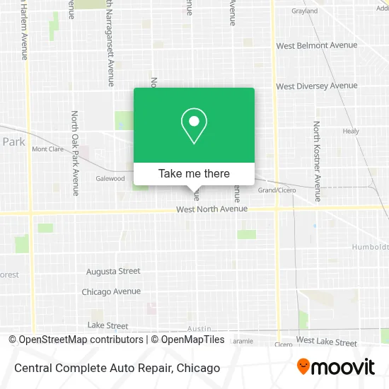 Central Complete Auto Repair map