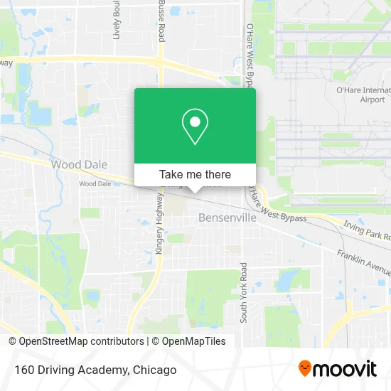 160 Driving Academy map