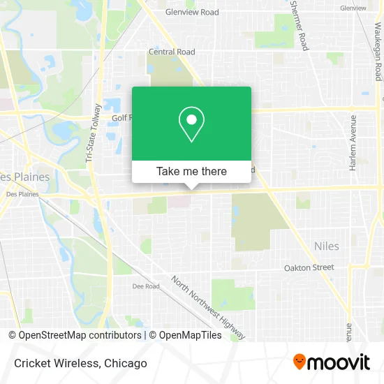 Cricket Wireless map