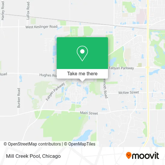 Mill Creek Pool map