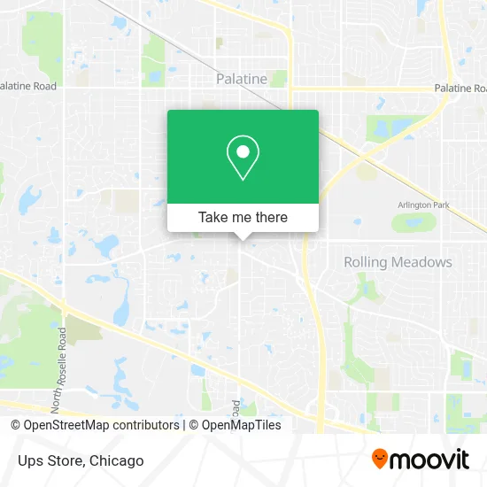 Ups Store map