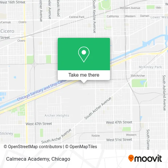 Calmeca Academy map