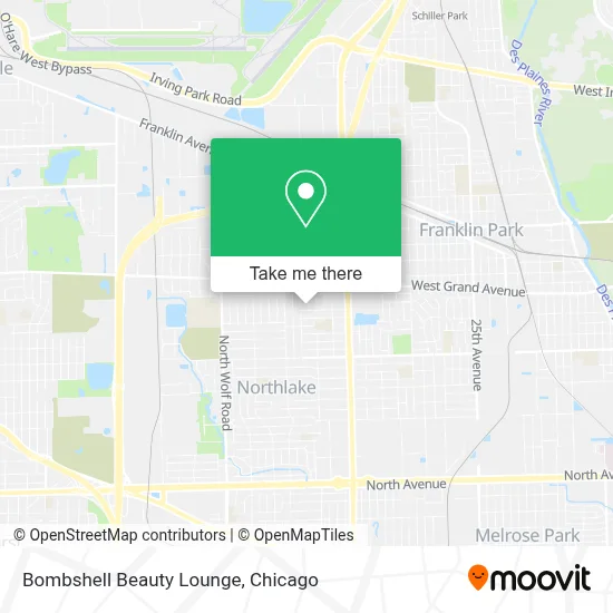 Bombshell Beauty Lounge map