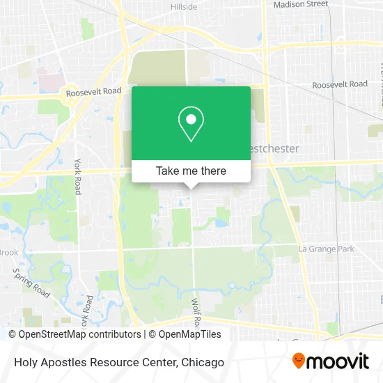 Holy Apostles Resource Center map
