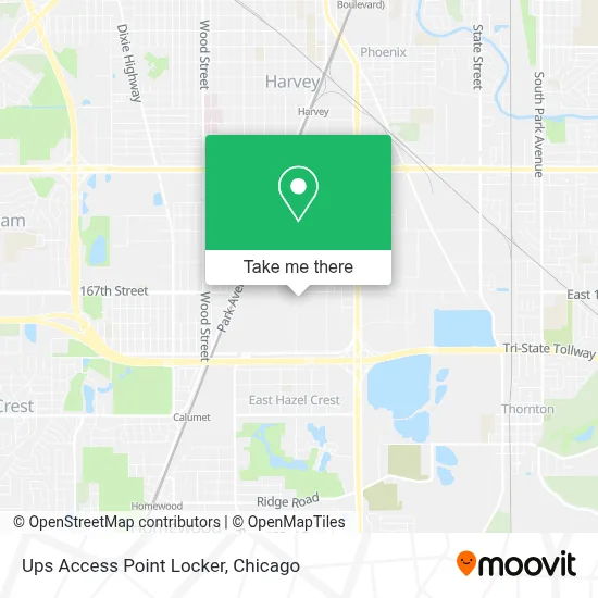 Ups Access Point Locker map