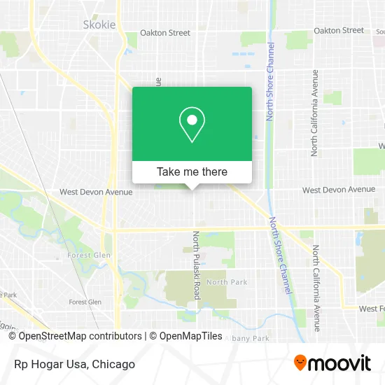 Rp Hogar Usa map