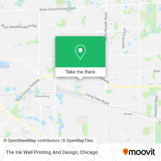The Ink Well Printing And Design map