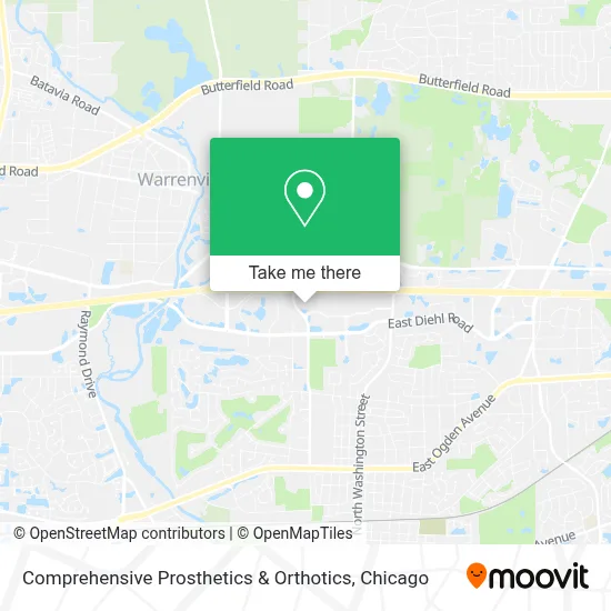 Comprehensive Prosthetics & Orthotics map