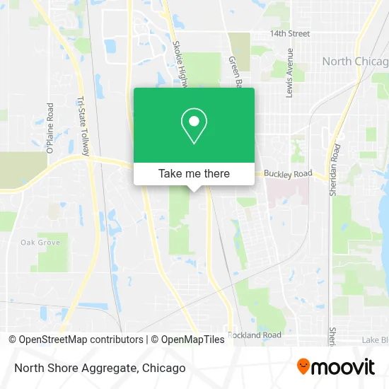 North Shore Aggregate map