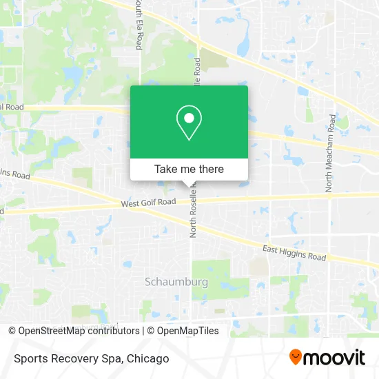 Sports Recovery Spa map