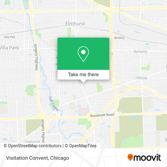 Visitation Convent map