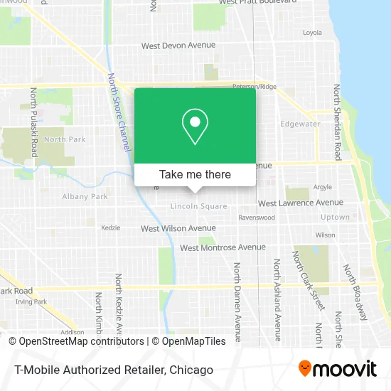 T-Mobile Authorized Retailer map