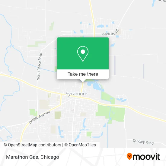 Marathon Gas map