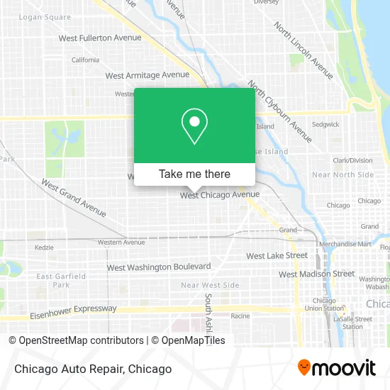 Chicago Auto Repair map