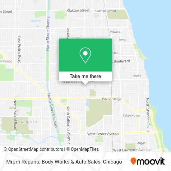 Mrpm Repairs, Body Works & Auto Sales map