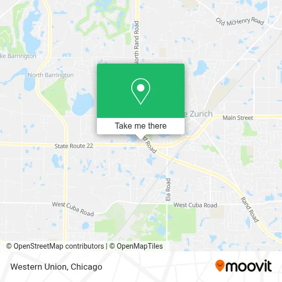 Western Union map