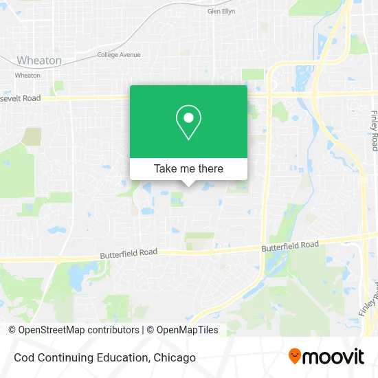 Cod Continuing Education map