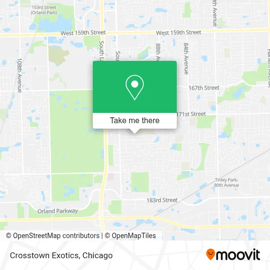 Crosstown Exotics map