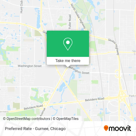 Preferred Rate - Gurnee map