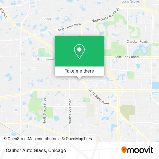 Caliber Auto Glass map