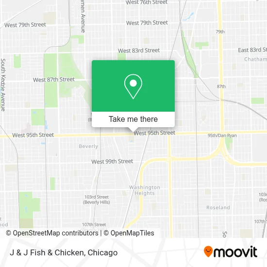 J & J Fish & Chicken map