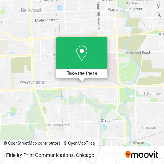Fidelity Print Communications map