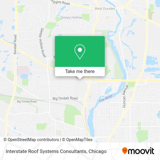 Interstate Roof Systems Consultants map