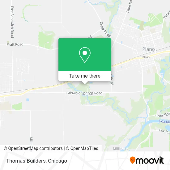 Thomas Builders map