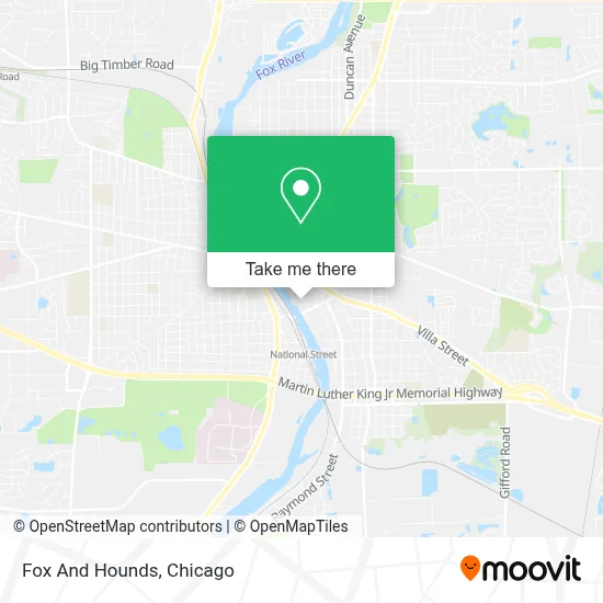 Fox And Hounds map