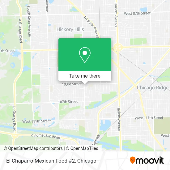 El Chaparro Mexican Food #2 map