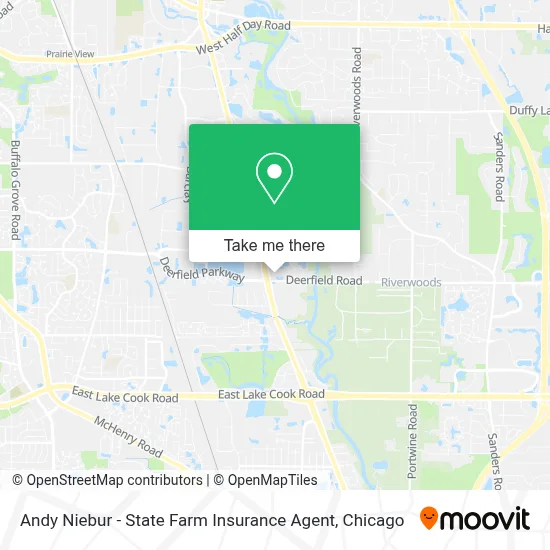 Andy Niebur - State Farm Insurance Agent map