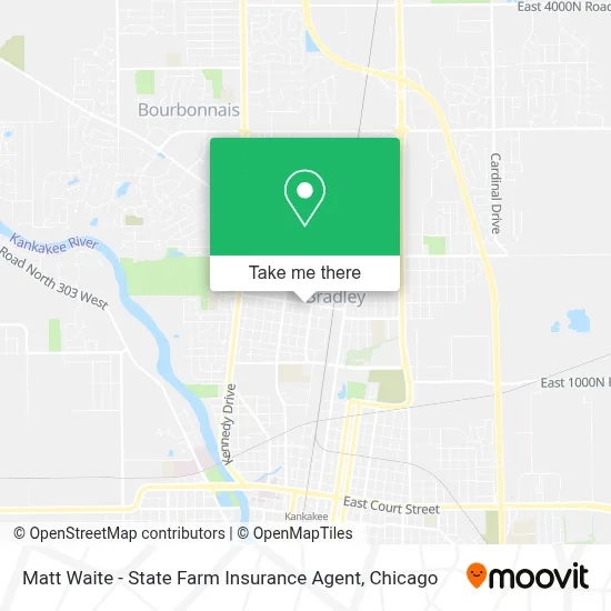 Matt Waite - State Farm Insurance Agent map