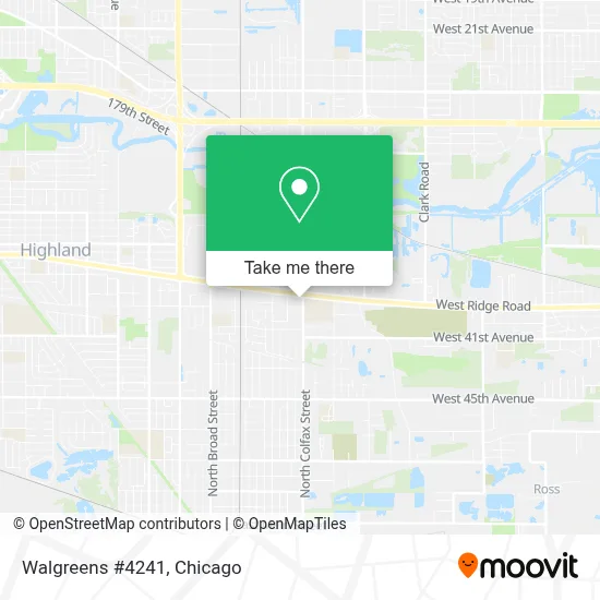 Walgreens #4241 map