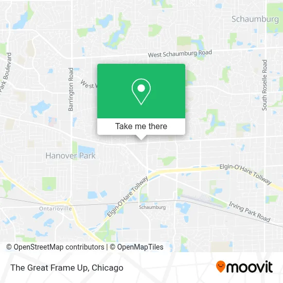 The Great Frame Up map