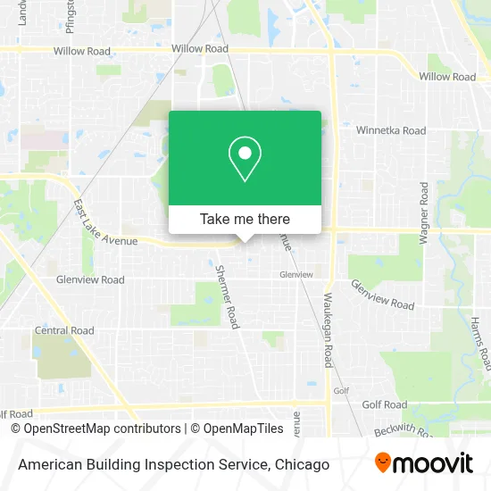 American Building Inspection Service map