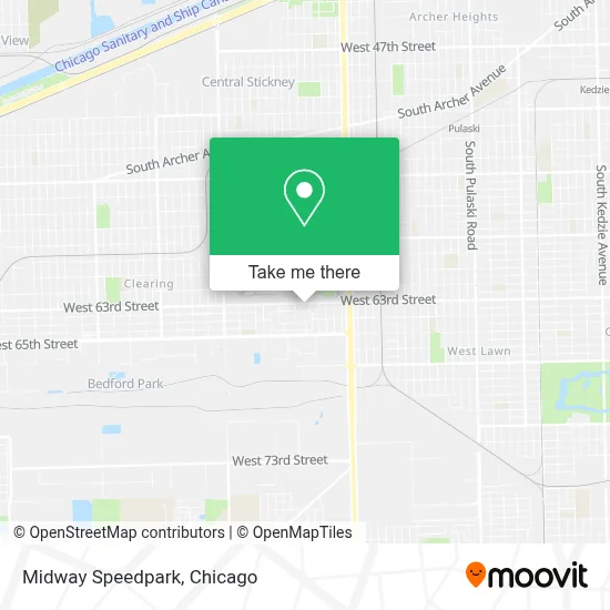 Midway Speedpark map