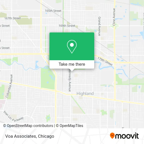 Voa Associates map