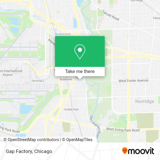 Gap Factory map