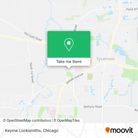 Keyme Locksmiths map