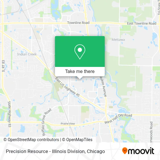 Precision Resource - Illinois Division map